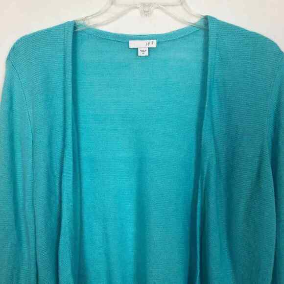J. Jill 100% Women's Linen Cotton Open Front Cardigan Size XS - Picture 3 of 12